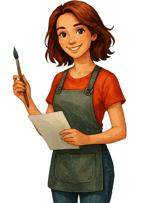 image painting girl